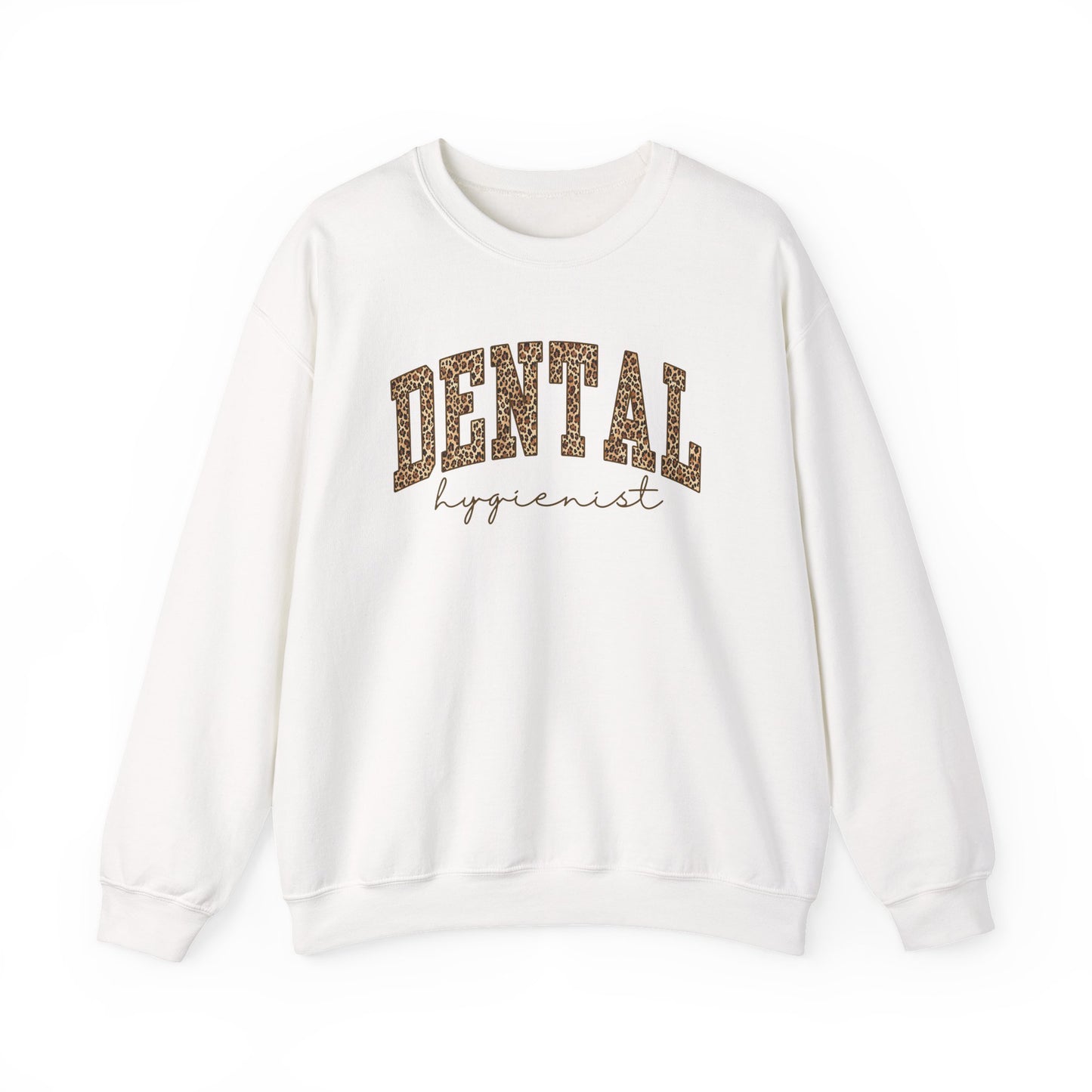 Dental Hygienist Leopard Sweatshirt – Dark Chocolate