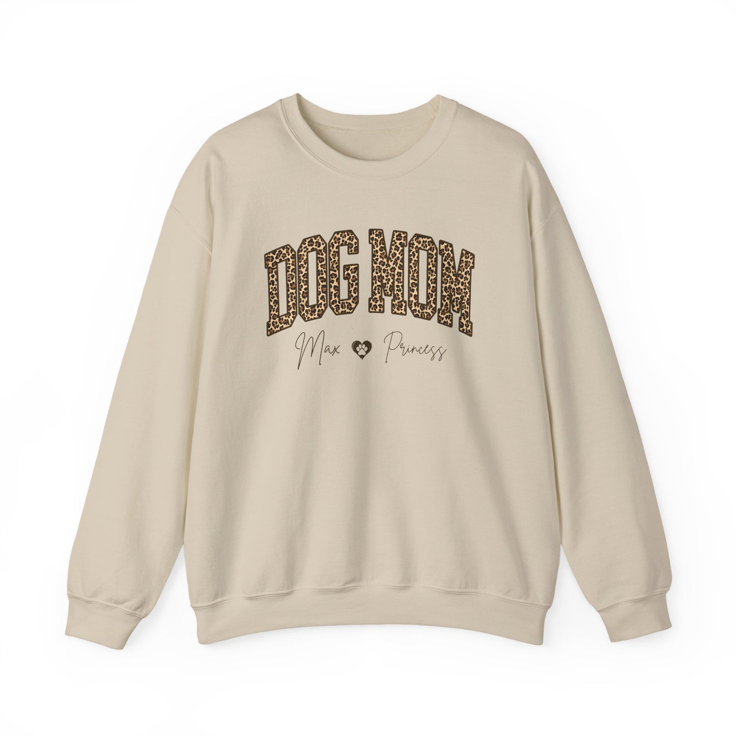 Personalized Dog Mom Sweatshirt with Dog Name | Cozy Crewneck