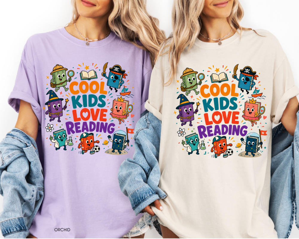 Cool Kids Love Reading Shirt | Elementary Teacher Tee