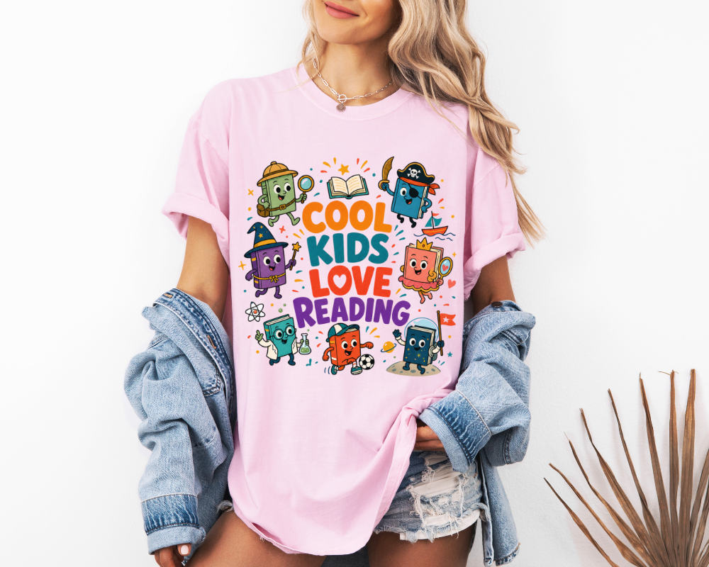 Cool Kids Love Reading Shirt | Elementary Teacher Tee