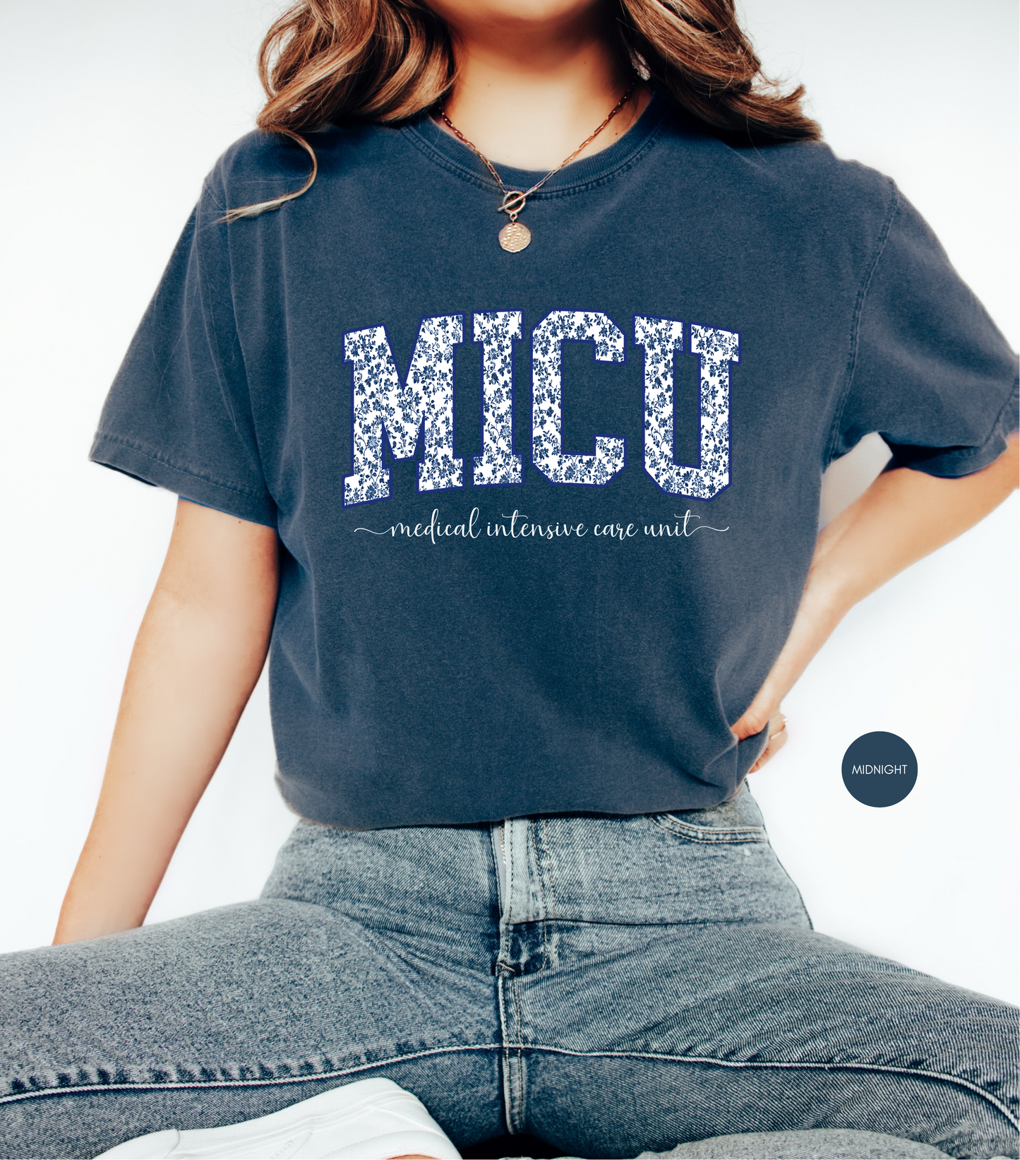 MICU Nurse Shirt – Medical Intensive Care Unit Graphic Tee for Women – ICU Nurse Gift