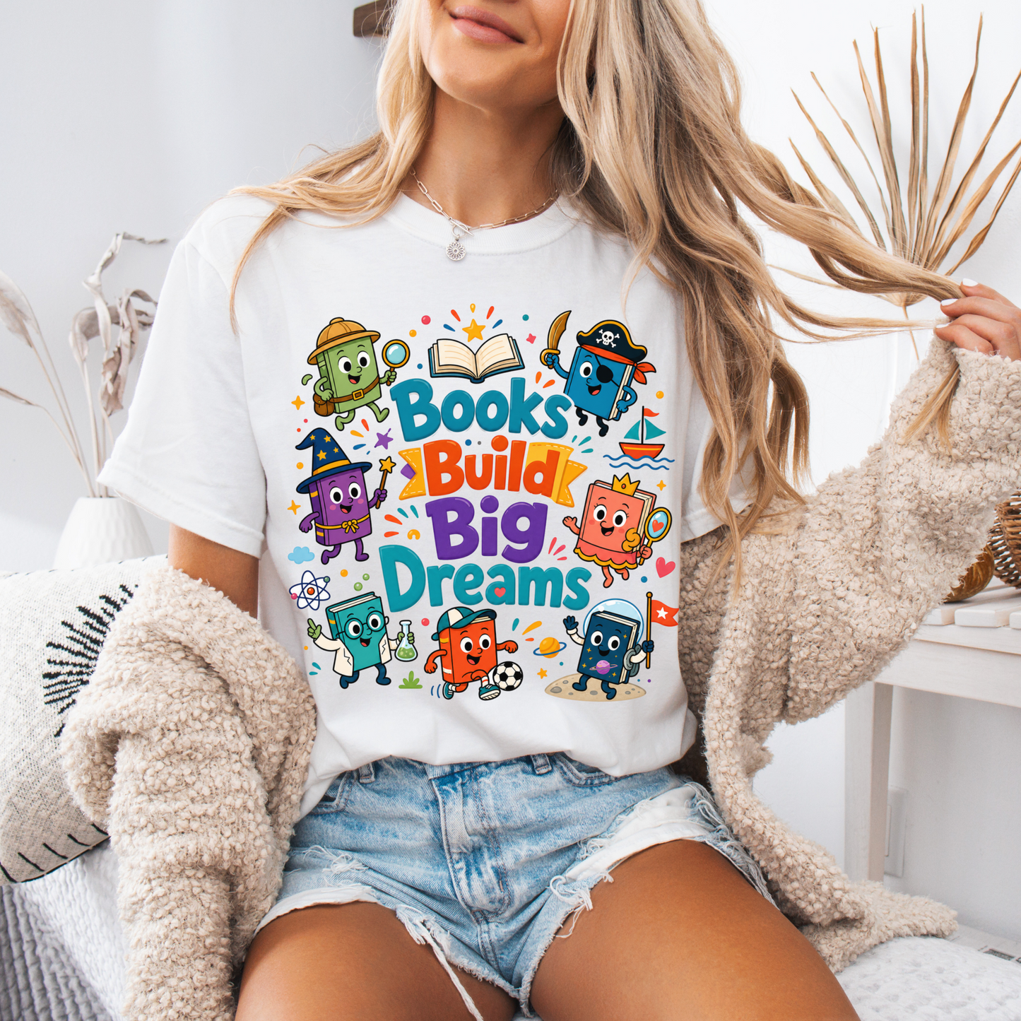 Books Build Big Dreams Shirt | Elementary Teacher Tee