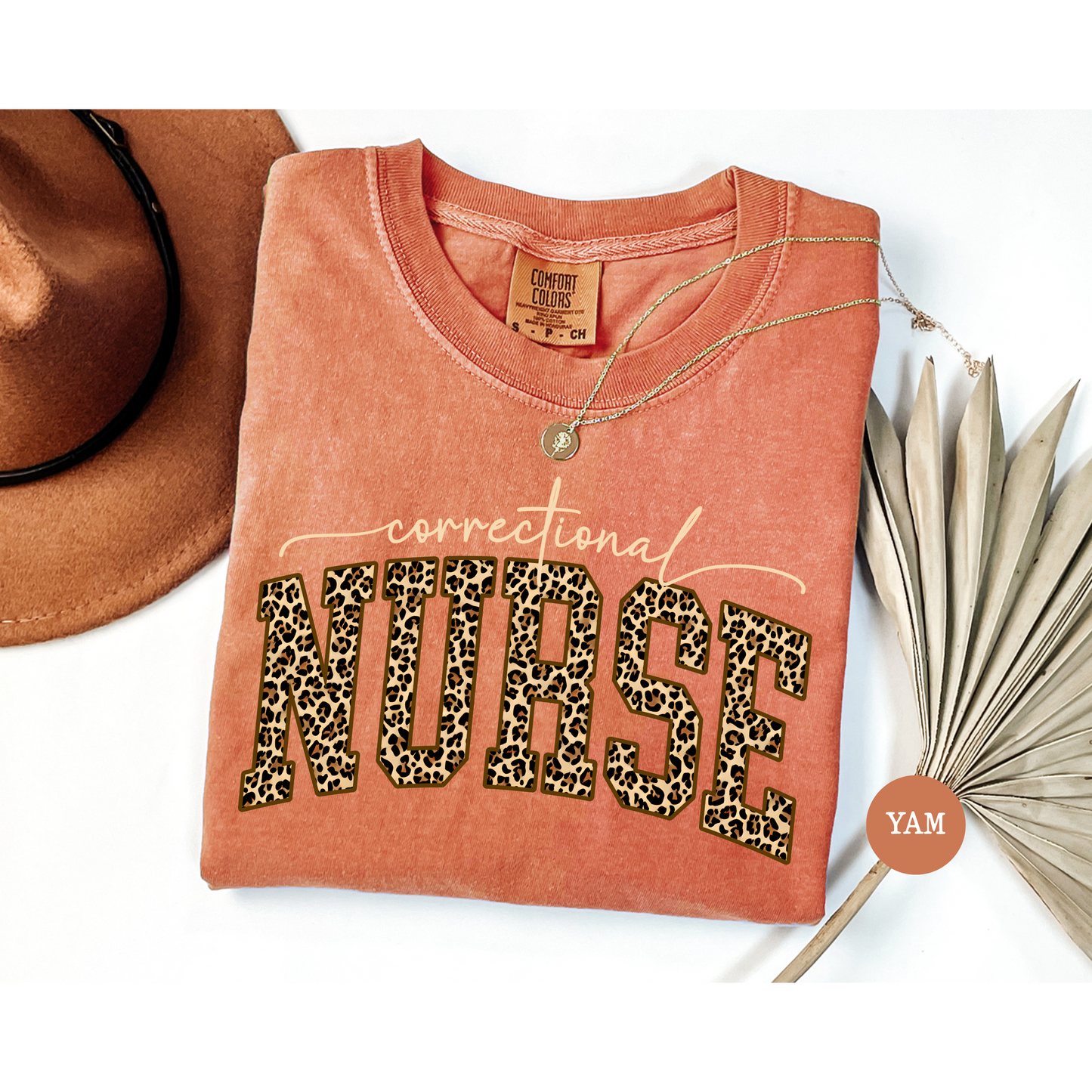 Correctional Nurse Leopard Shirt | Nurse Pride Graphic Tee