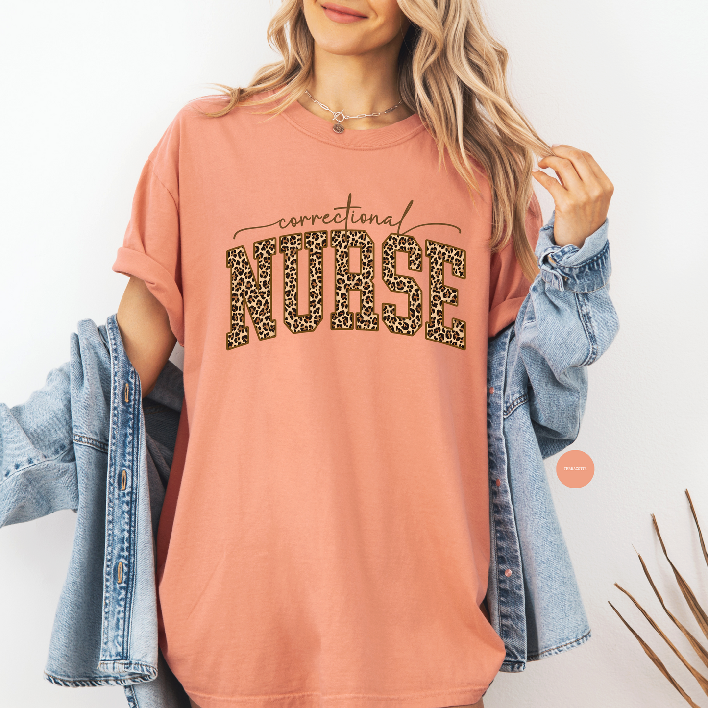 Correctional Nurse Leopard Shirt | Nurse Pride Graphic Tee