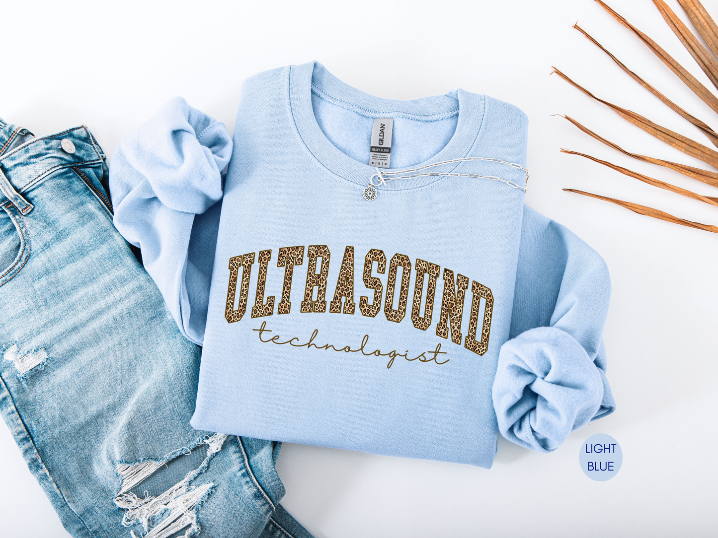Ultrasound Technologist Leopard Sweatshirt – Sonographer Gift