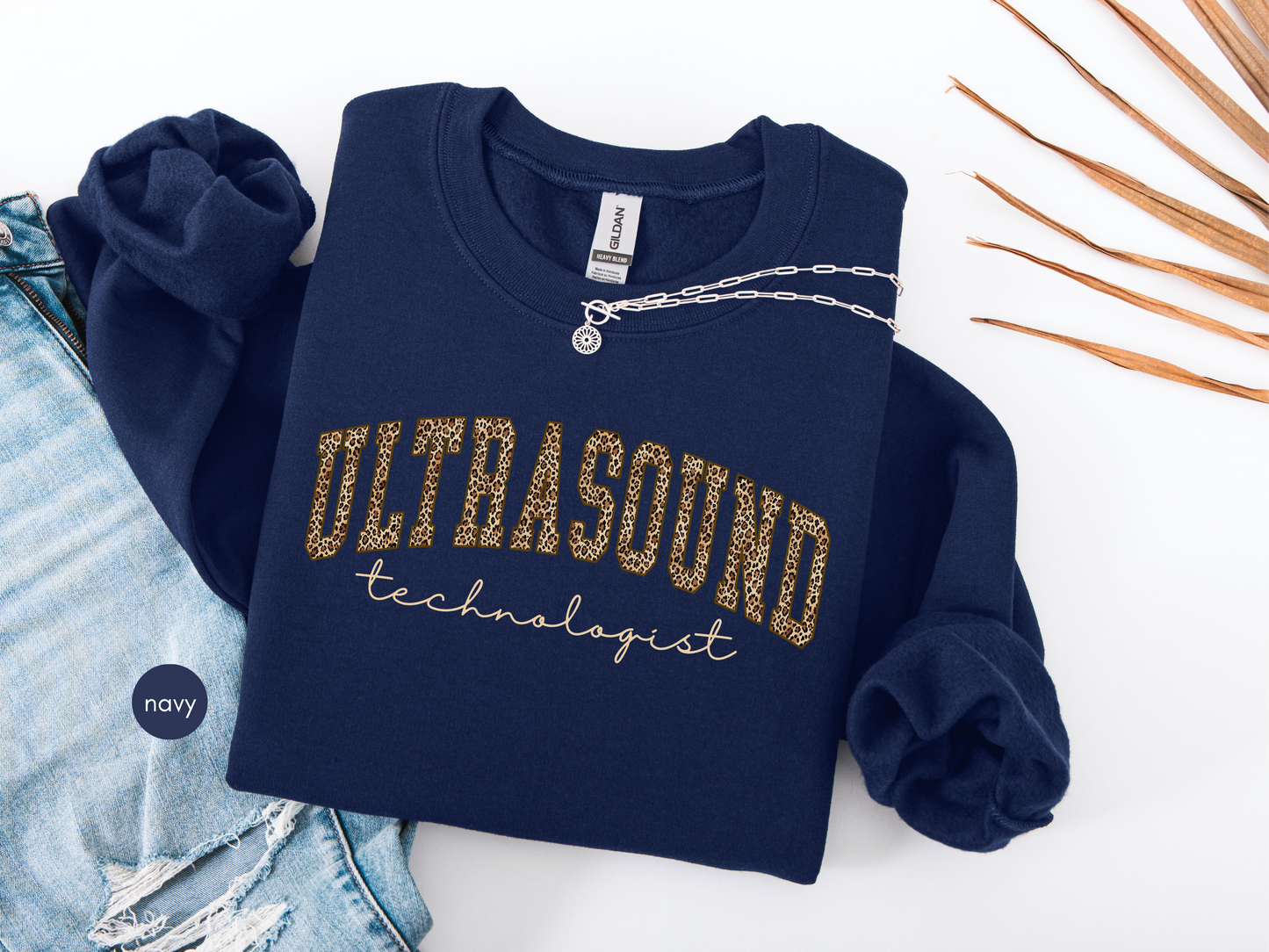 Ultrasound Technologist Leopard Sweatshirt – Sonographer Gift