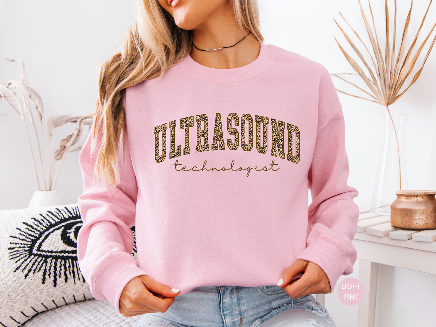 Ultrasound Technologist Leopard Sweatshirt – Sonographer Gift