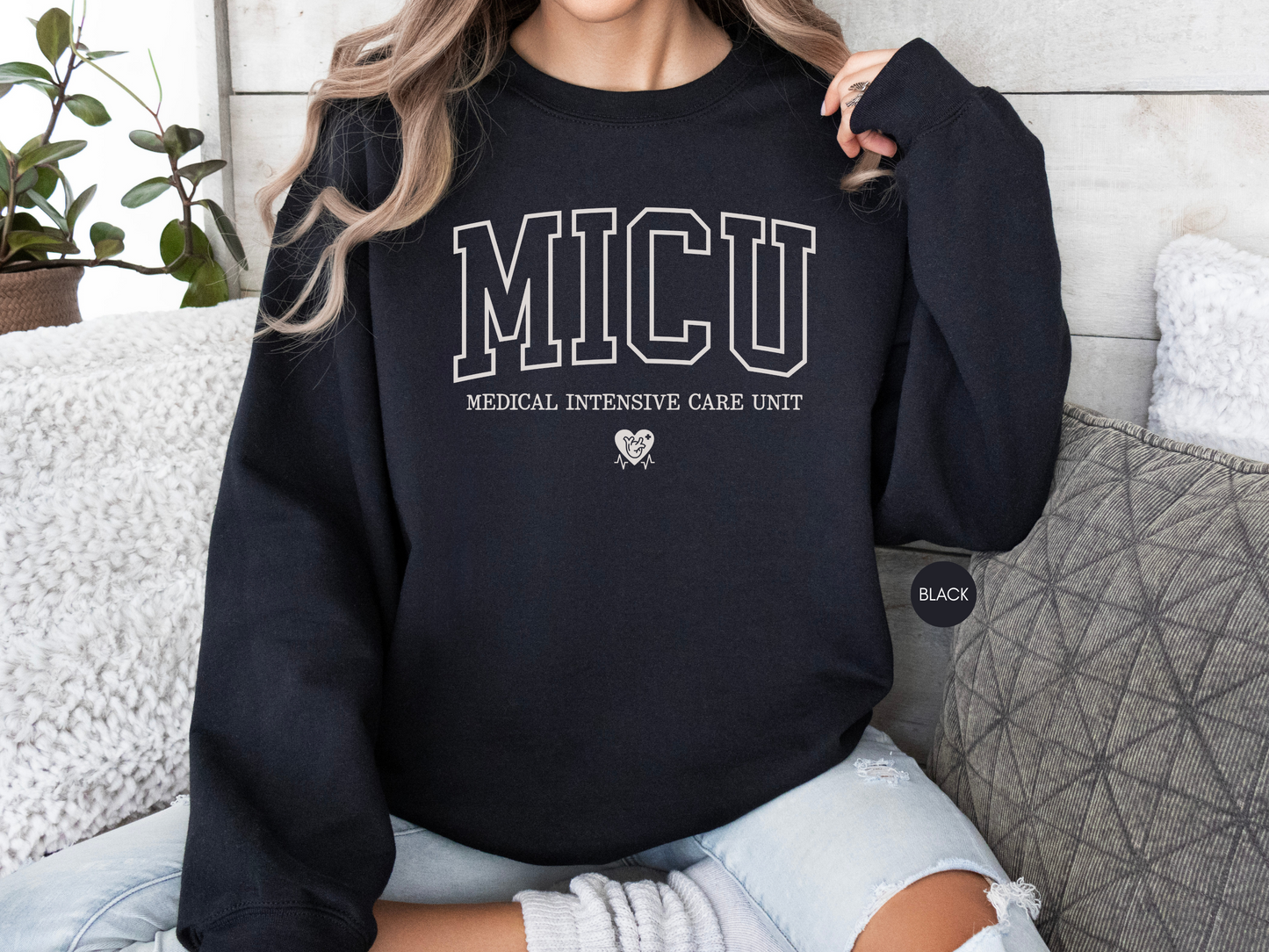 MICU Medical Intensive Care Unit Sweatshirt – Unisex Crewneck