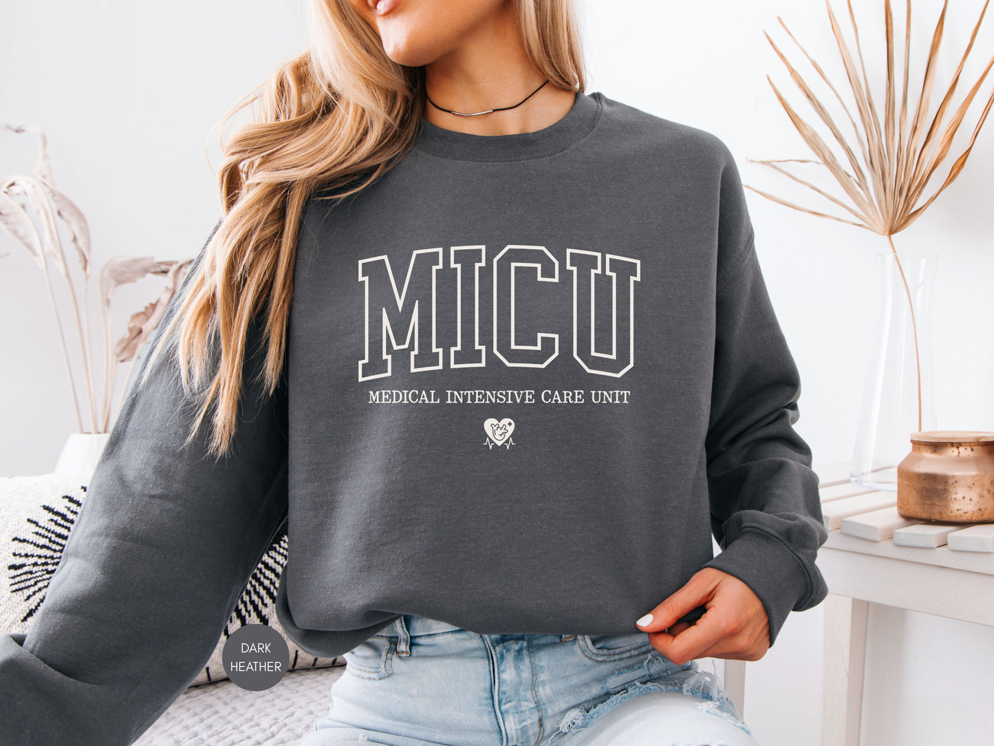 MICU Medical Intensive Care Unit Sweatshirt – Unisex Crewneck