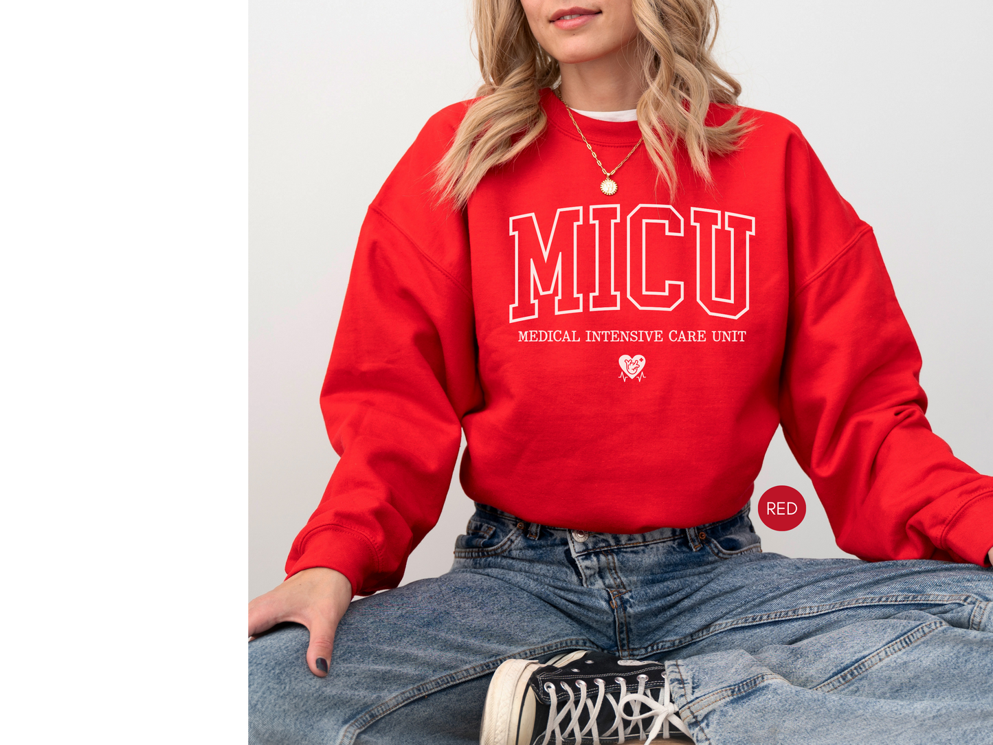 MICU Medical Intensive Care Unit Sweatshirt – Unisex Crewneck
