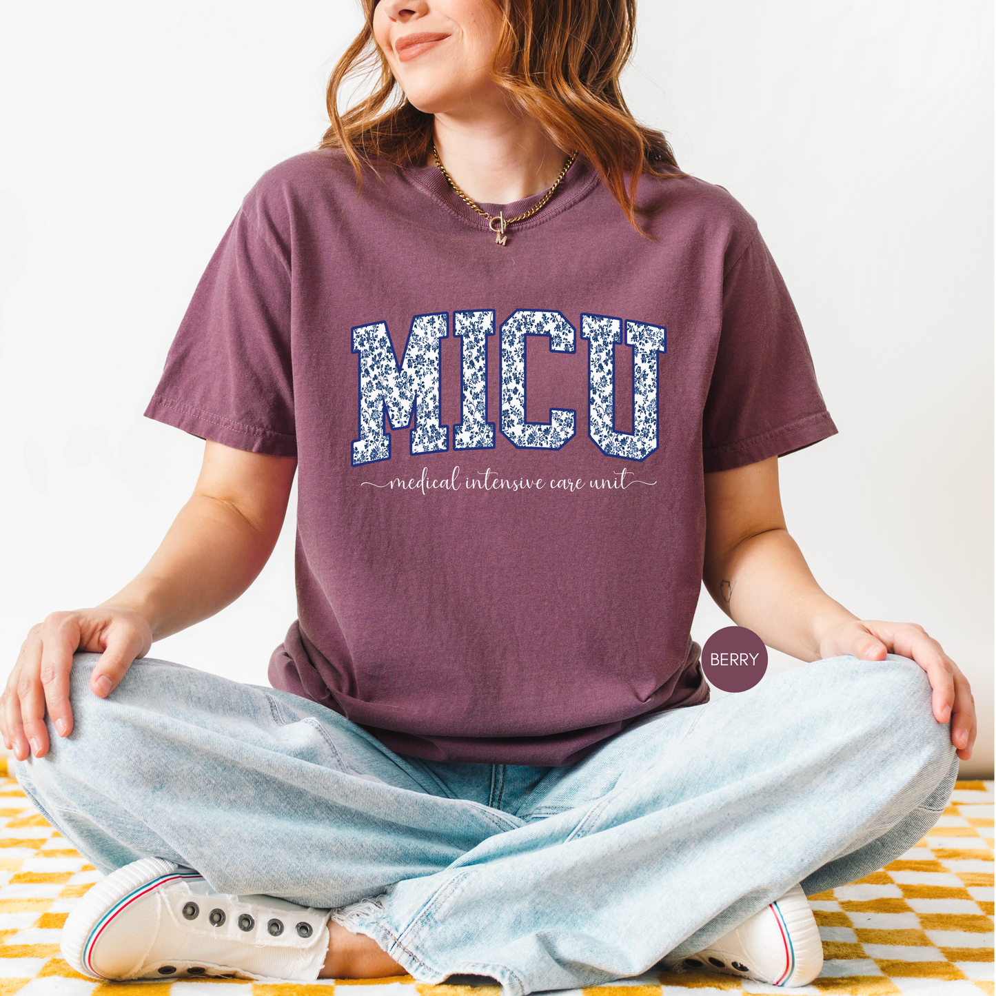 MICU Nurse Shirt – Medical Intensive Care Unit Graphic Tee for Women – ICU Nurse Gift