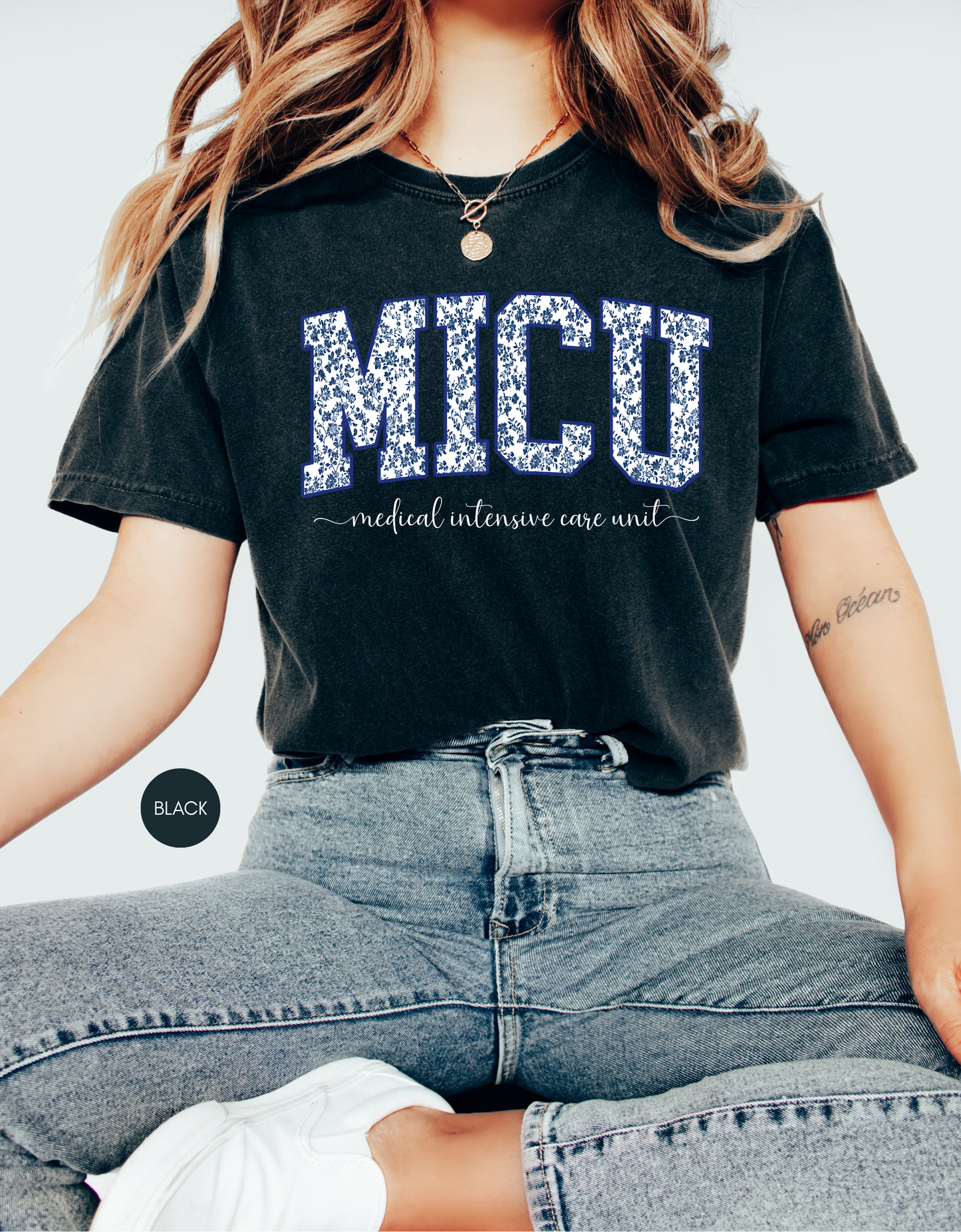 MICU Nurse Shirt – Medical Intensive Care Unit Graphic Tee for Women – ICU Nurse Gift