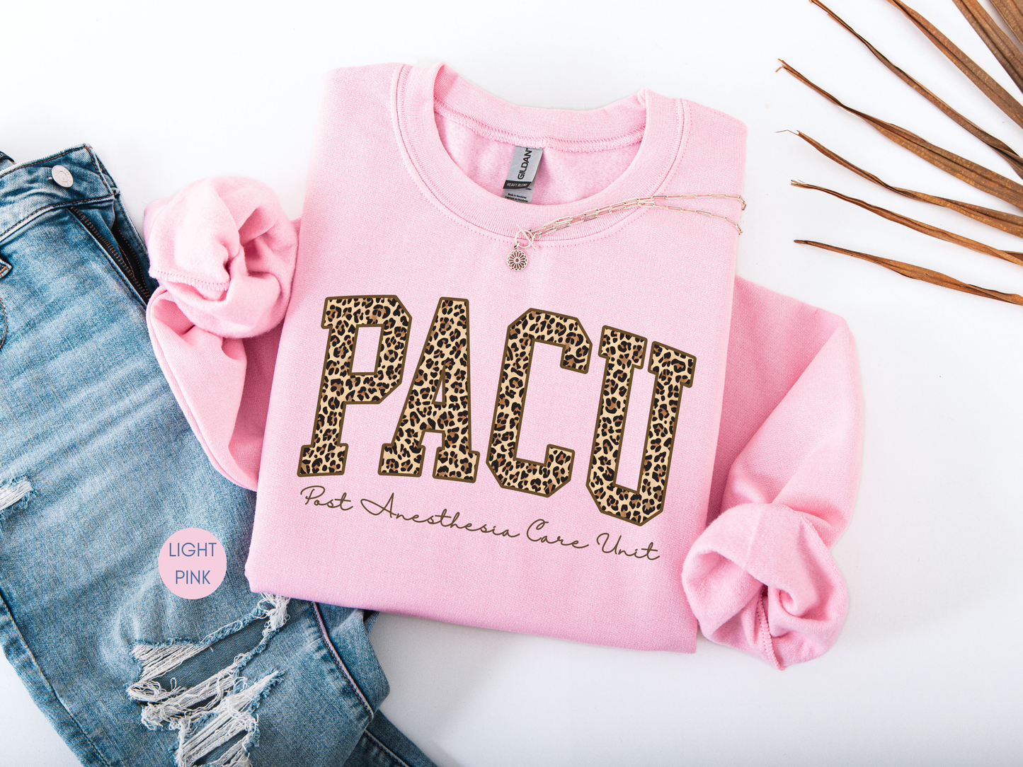 PACU Leopard Print Sweatshirt – Post Anesthesia Care Unit Nurse