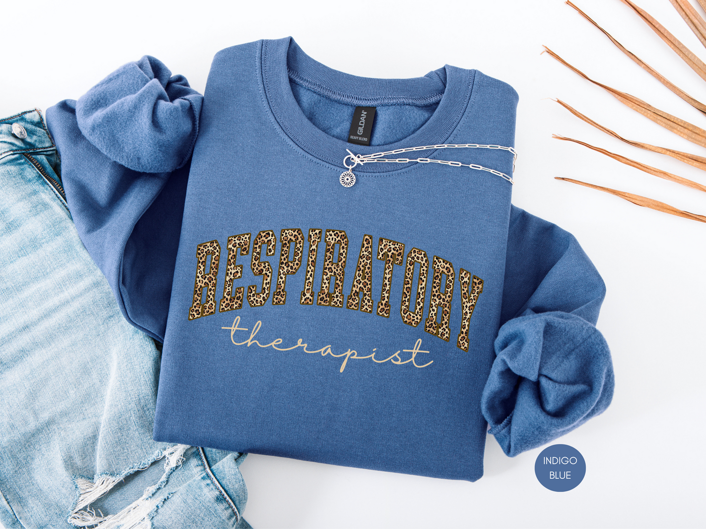 Respiratory Therapist Leopard Print Sweatshirt