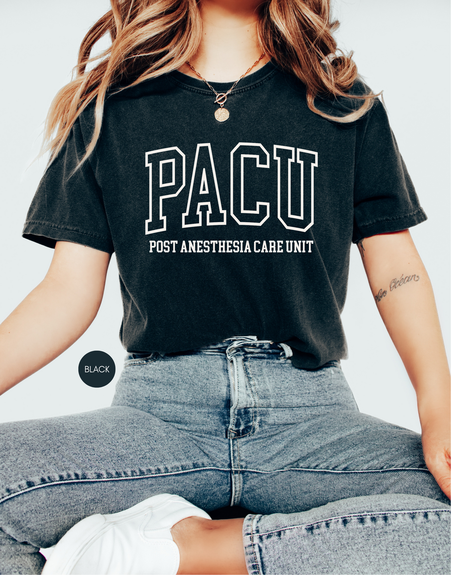 PACU Nurse Shirt – Post Anesthesia Care Unit Varsity Tee