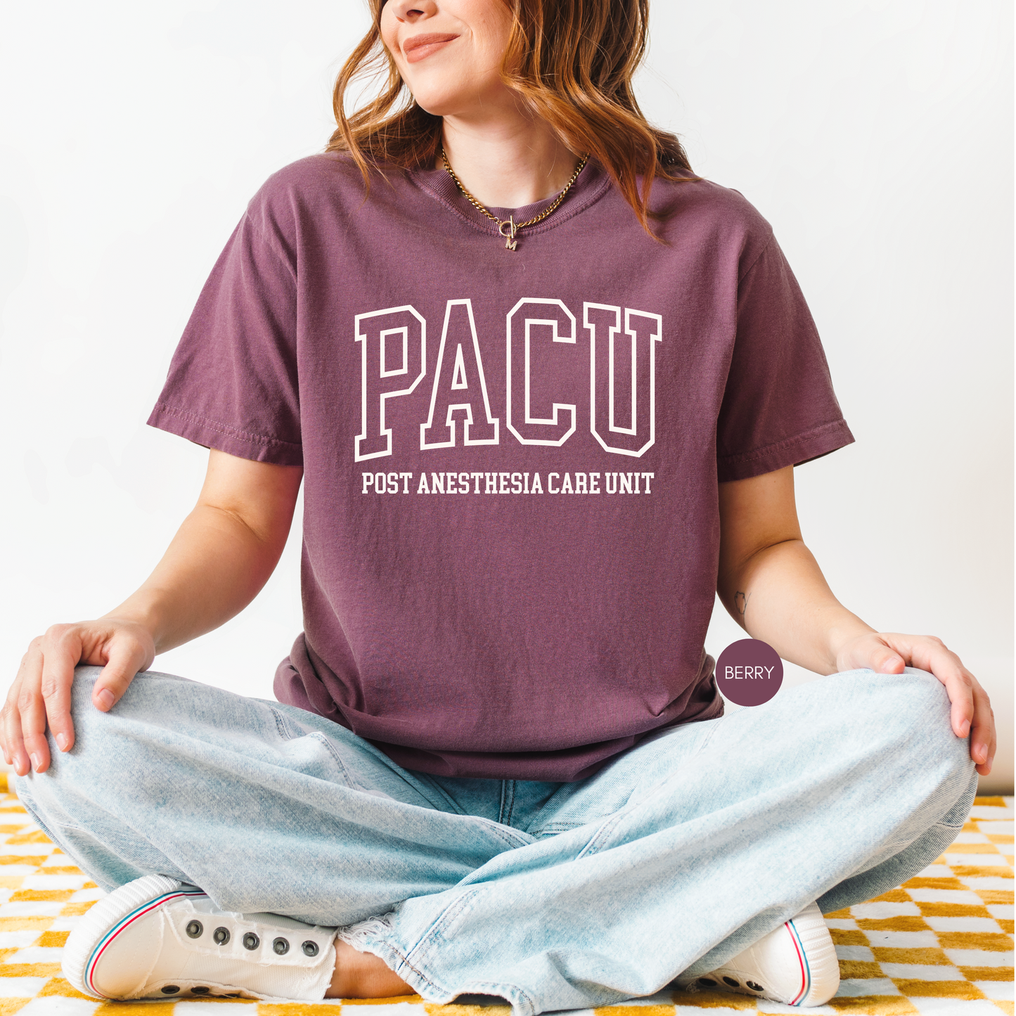 PACU Nurse Shirt – Post Anesthesia Care Unit Varsity Tee