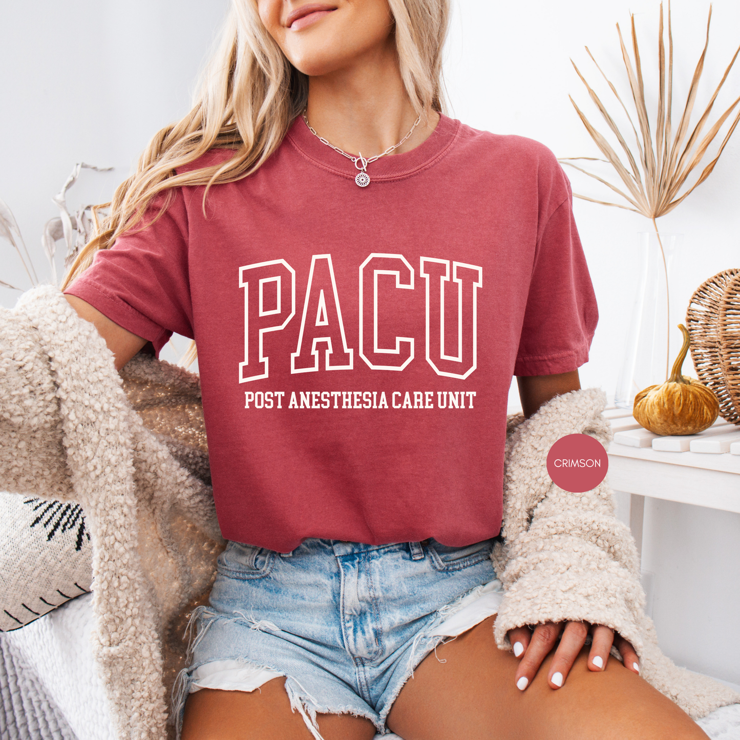 PACU Nurse Shirt – Post Anesthesia Care Unit Varsity Tee