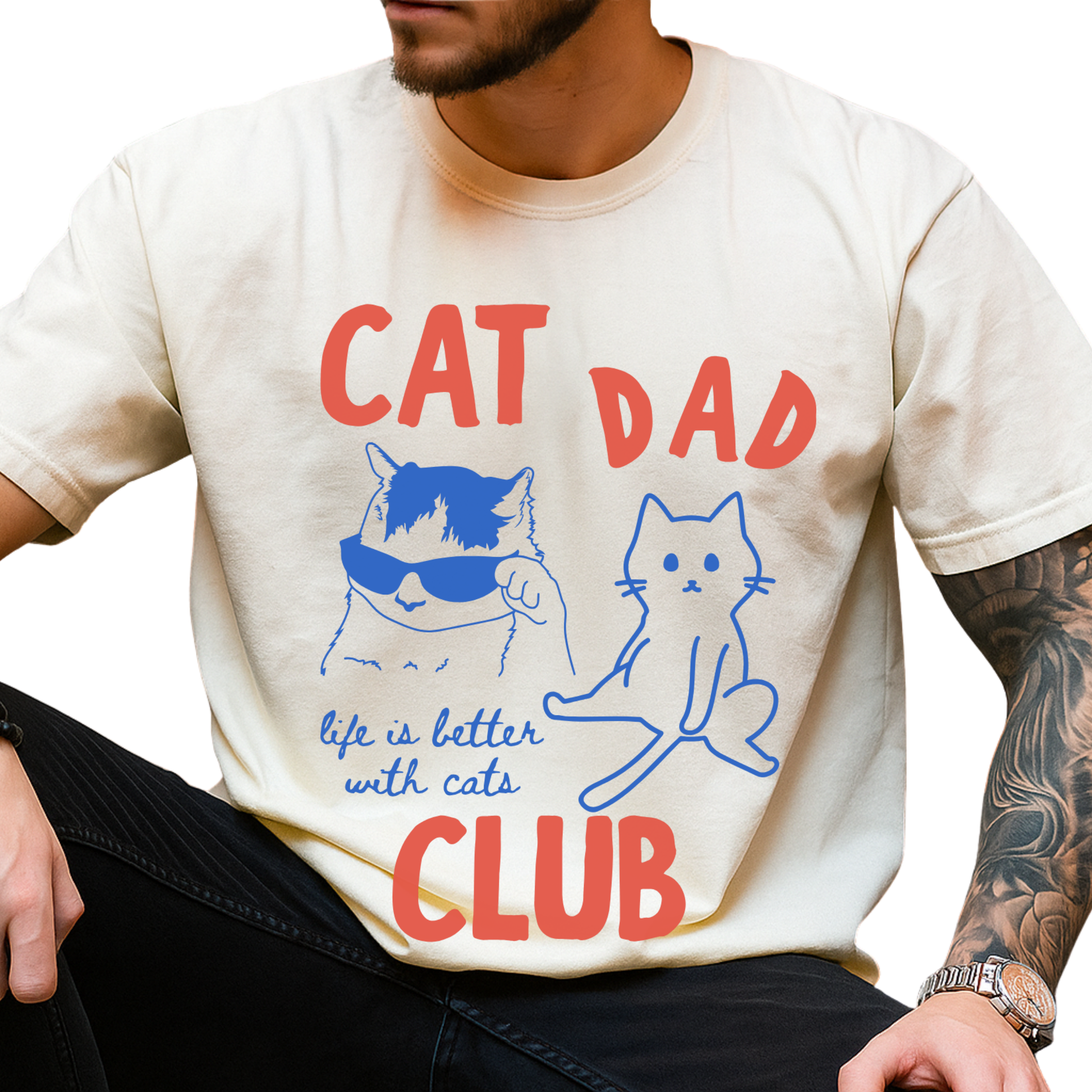 life is better with cats shirt aesthetic