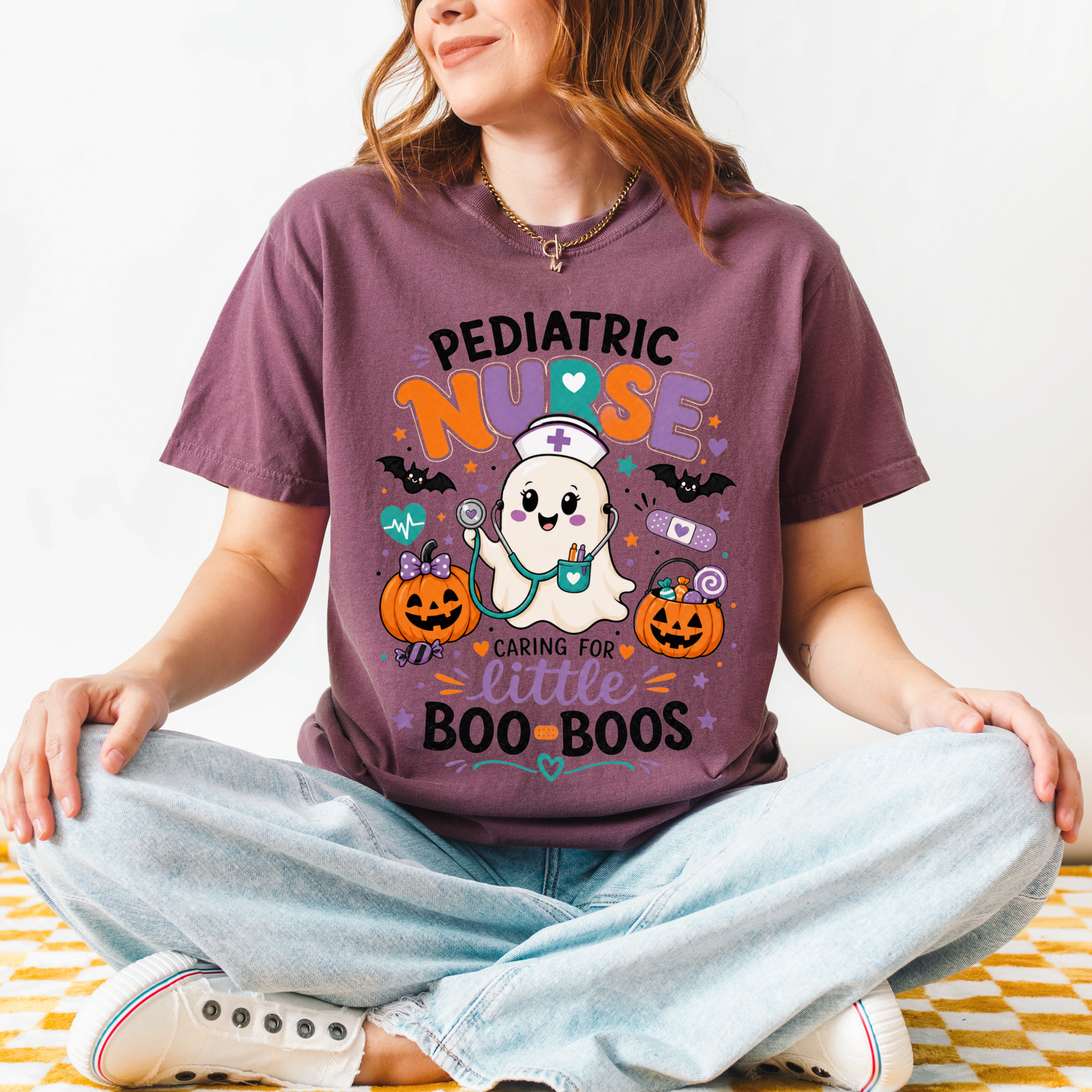 Pediatric Nurse Halloween Shirt | Little Boo-Boos Tee