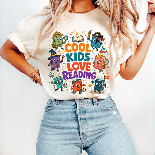 Cool Kids Love Reading Shirt | Elementary Teacher Tee