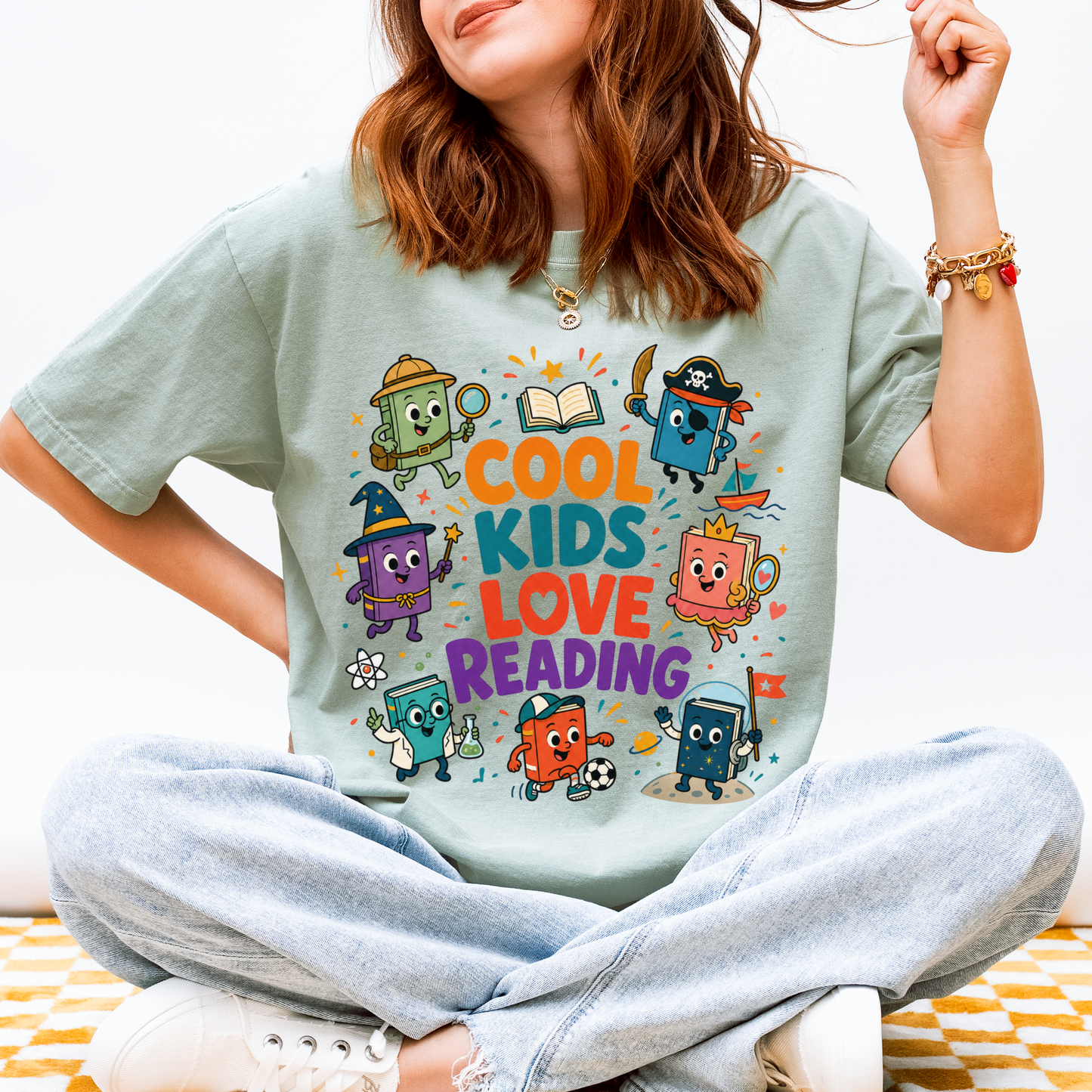 Cool Kids Love Reading Shirt | Elementary Teacher Tee