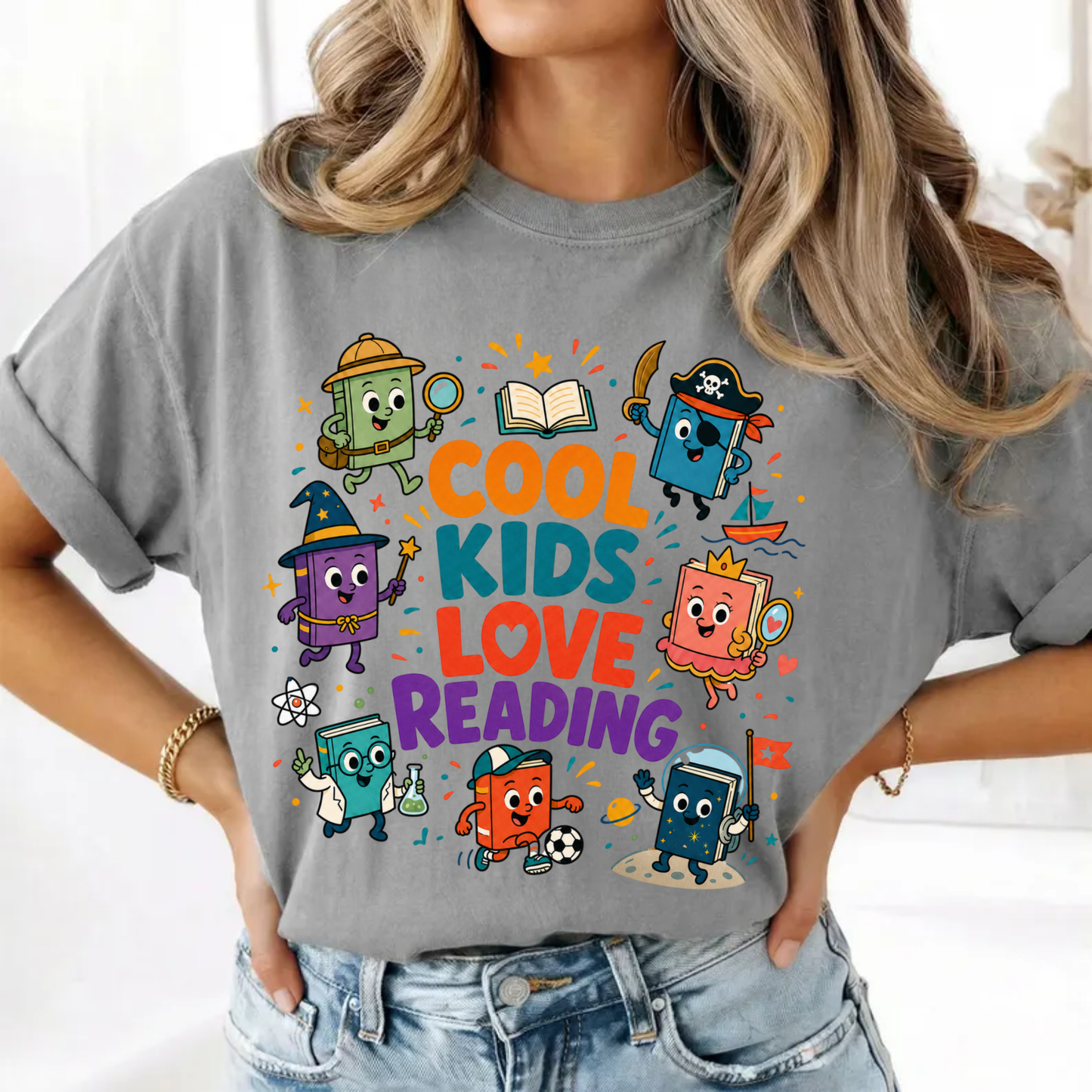 Cool Kids Love Reading Shirt | Elementary Teacher Tee