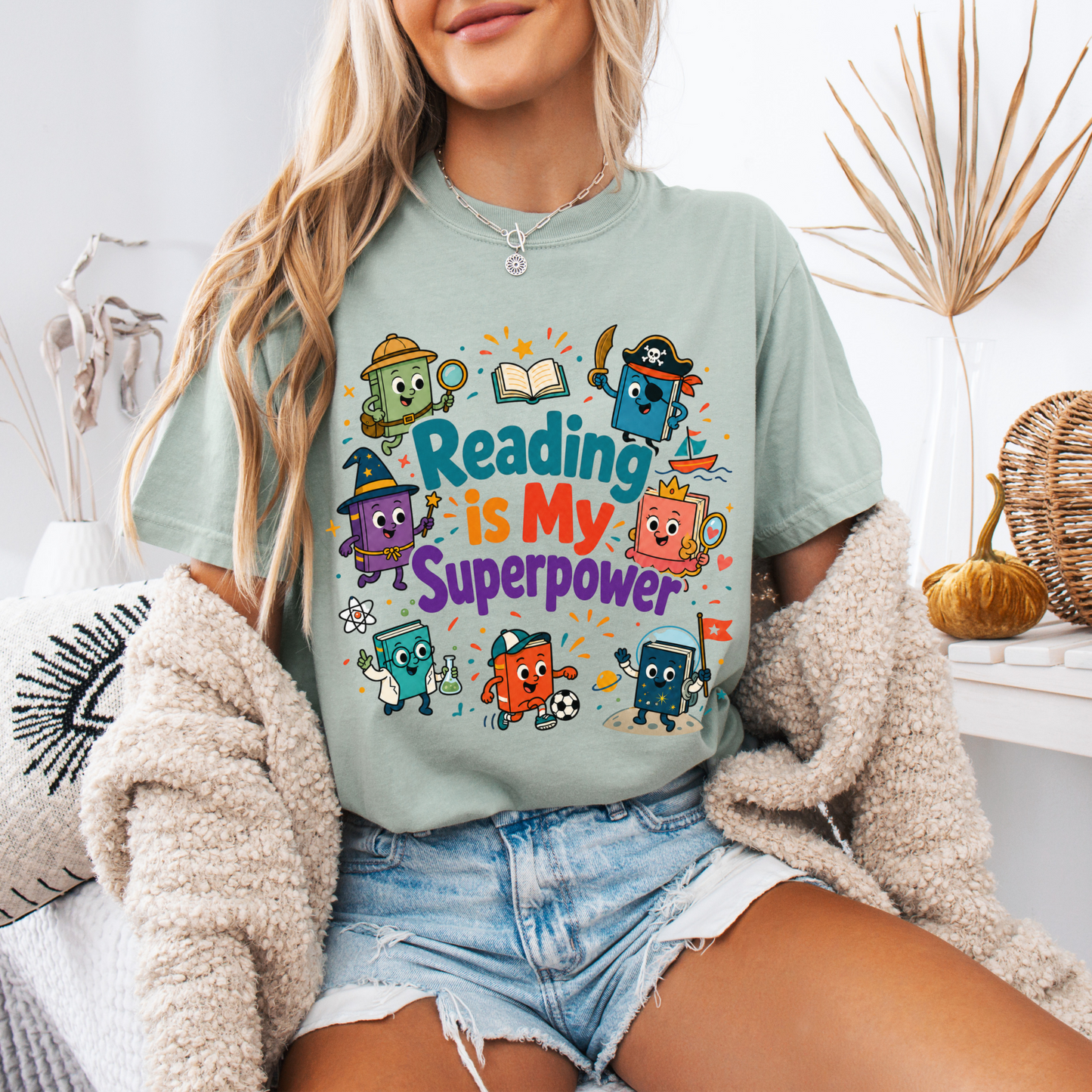 Reading Is My Superpower Shirt | Elementary Teacher Tee
