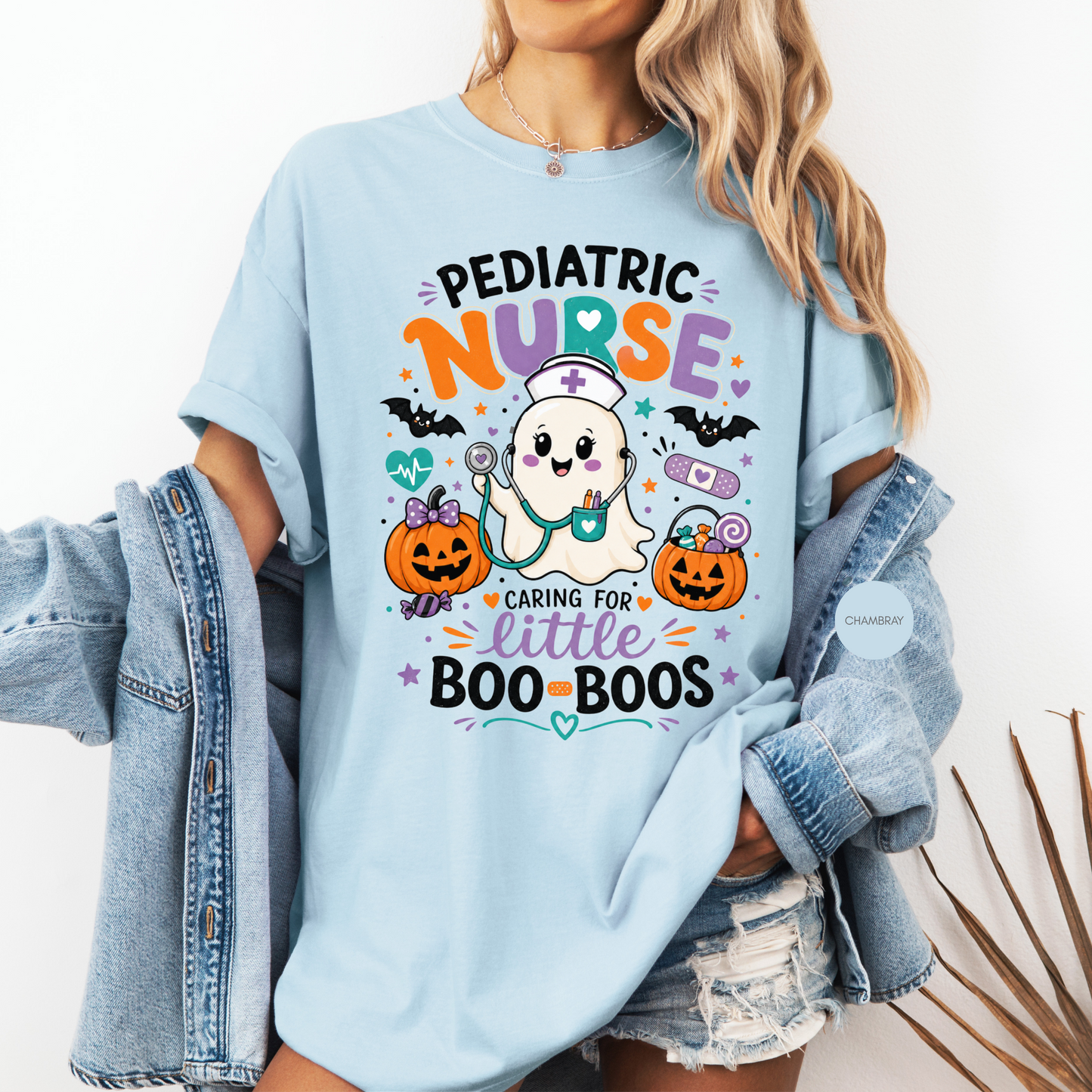 Pediatric Nurse Halloween Shirt | Little Boo-Boos Tee