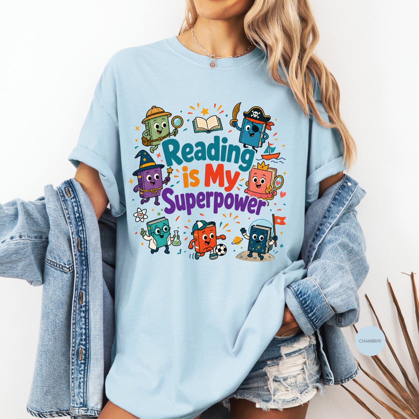 Reading Is My Superpower Shirt | Elementary Teacher Tee