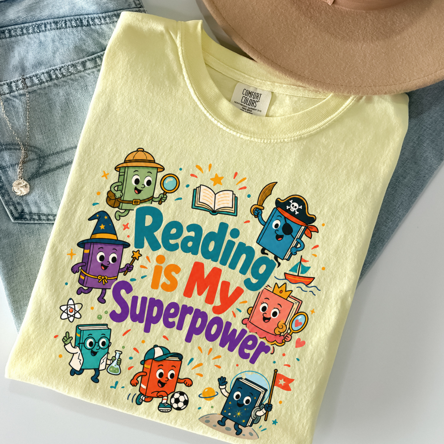 Reading Is My Superpower Shirt | Elementary Teacher Tee