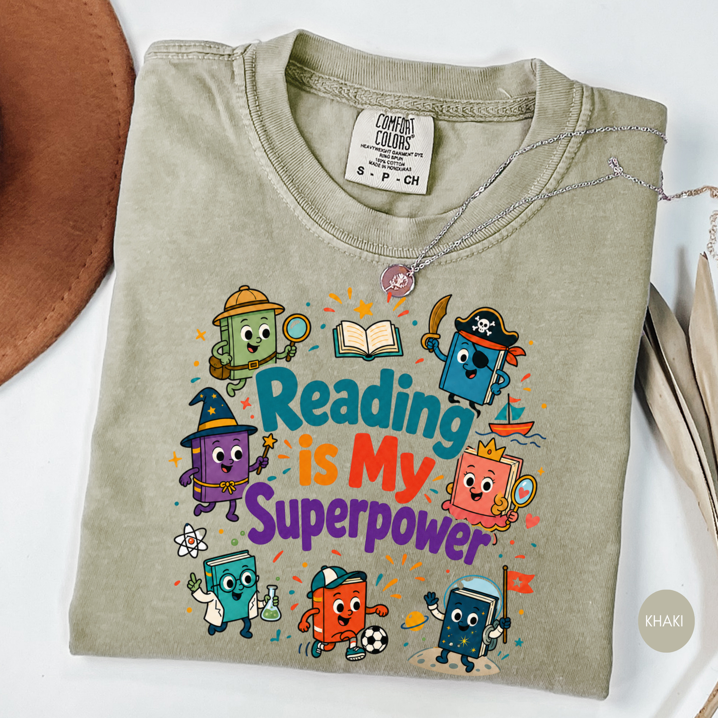 Reading Is My Superpower Shirt | Elementary Teacher Tee