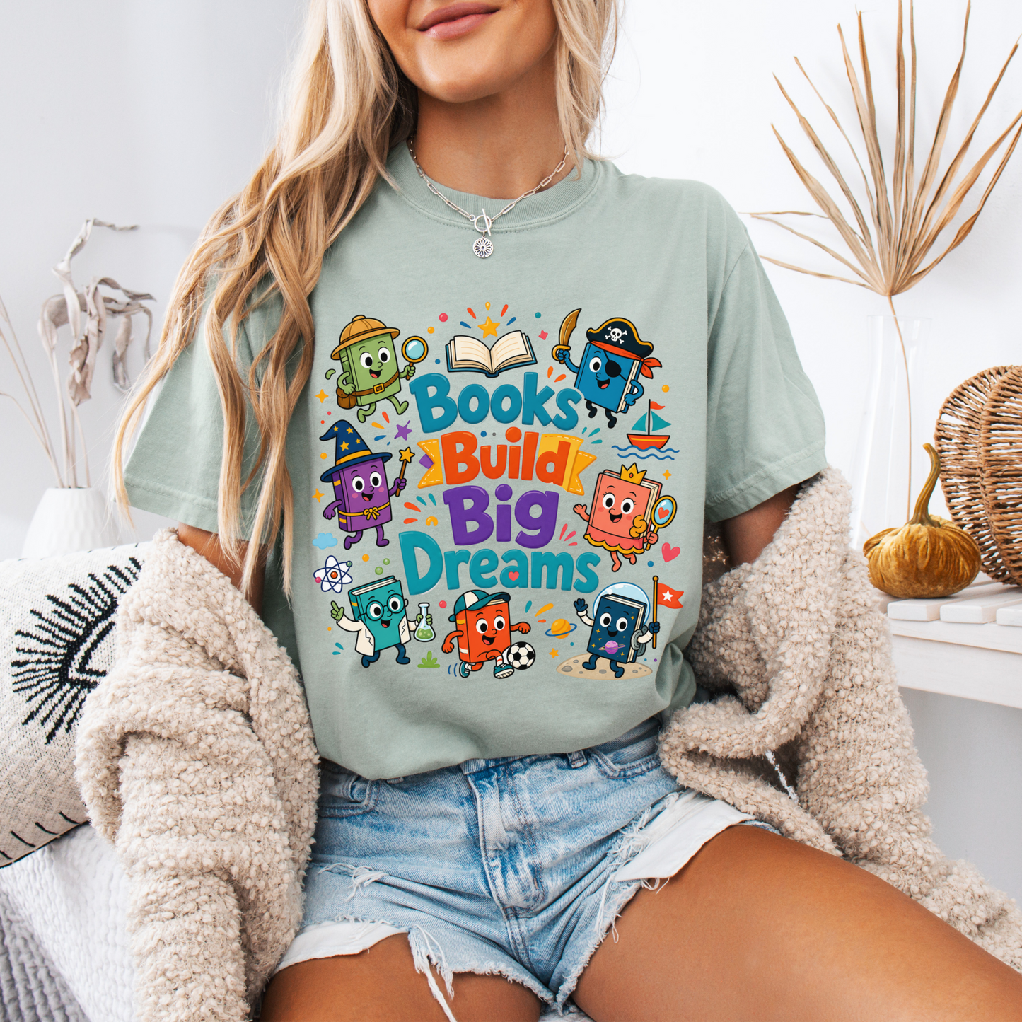 Books Build Big Dreams Shirt | Elementary Teacher Tee