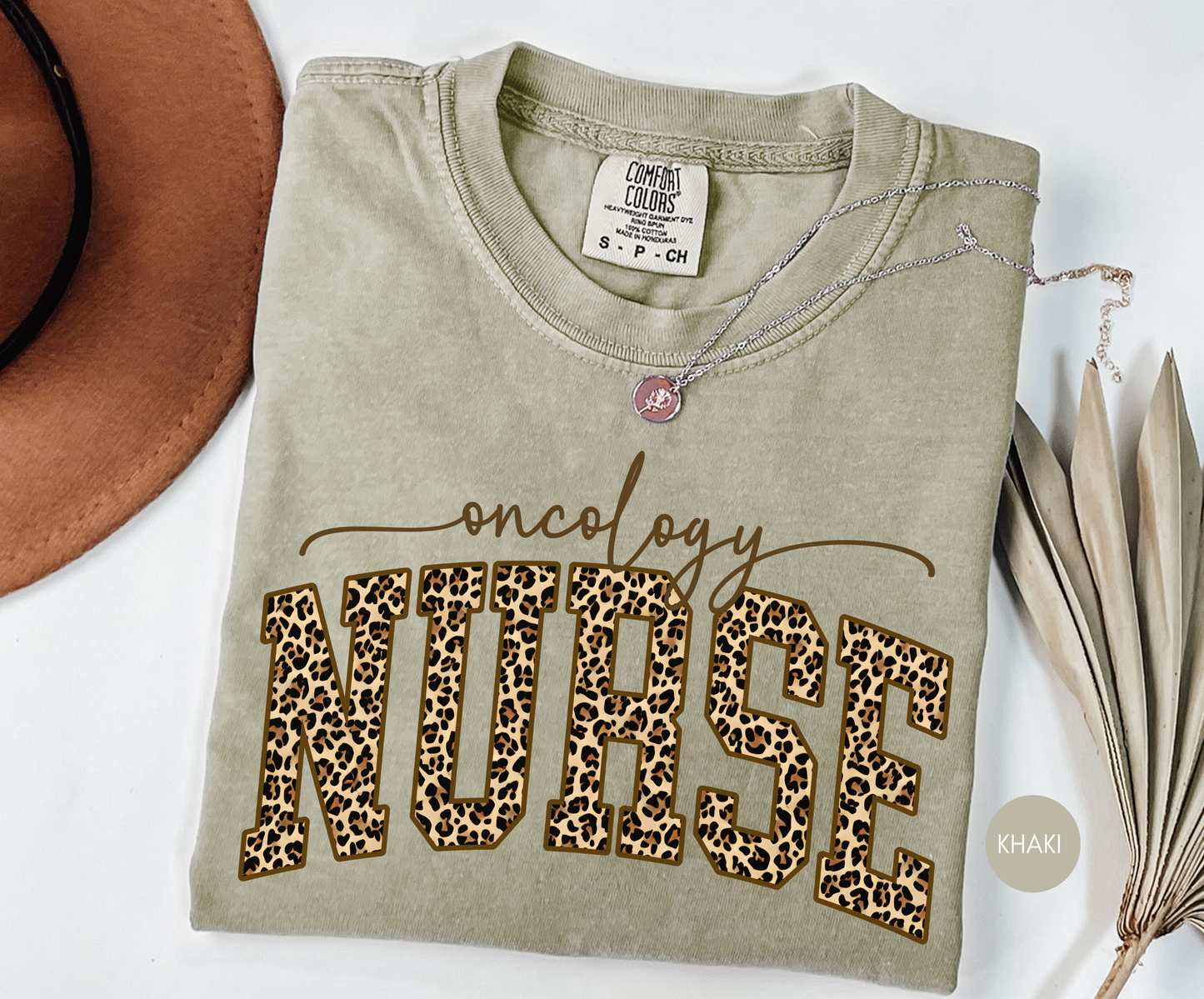 Oncology Nurse Shirt | Leopard Print RN Gift for Nurses