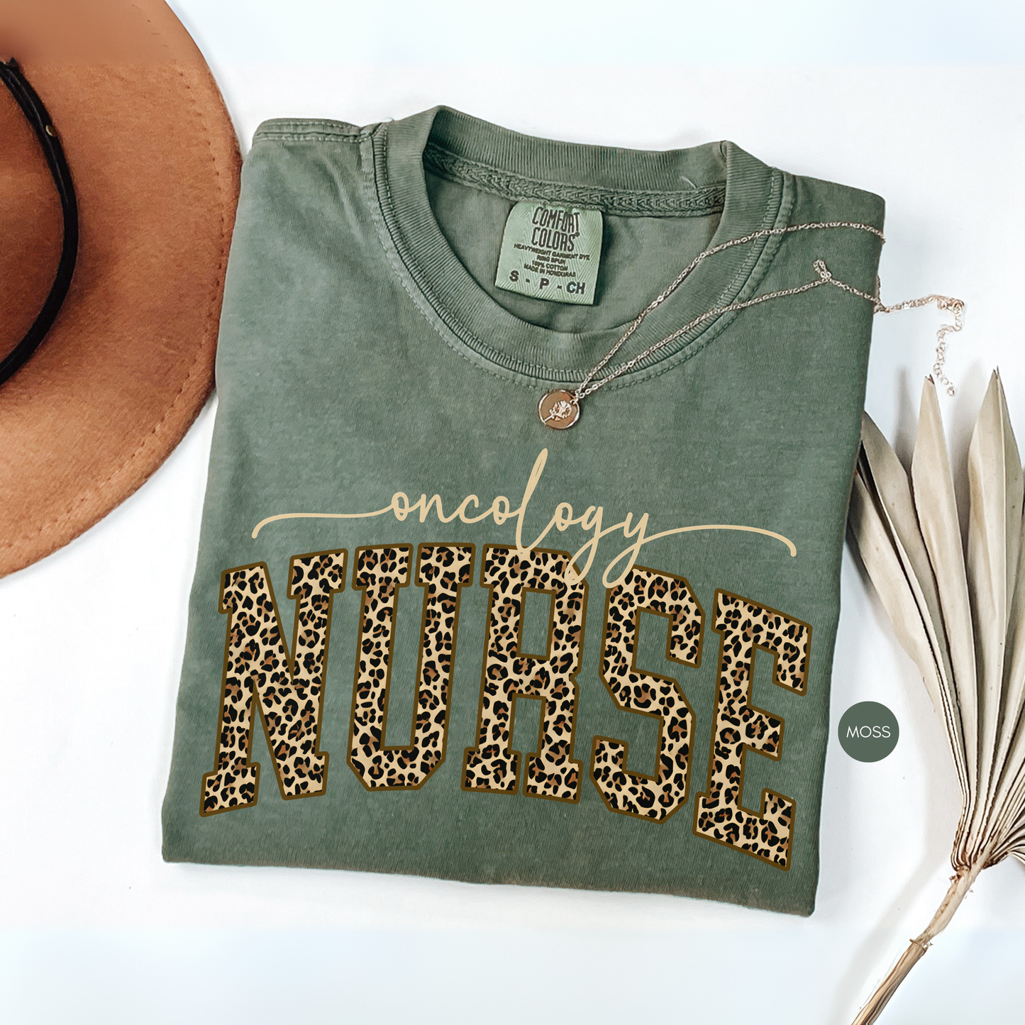 Oncology Nurse Shirt | Leopard Print RN Gift for Nurses