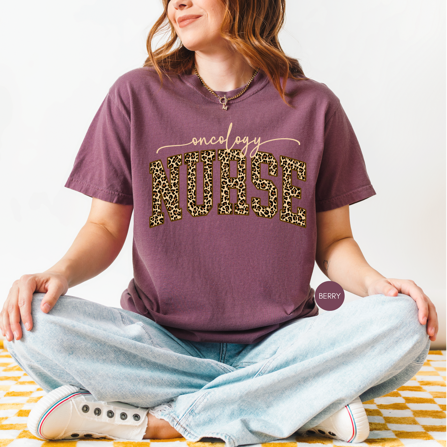 Oncology Nurse Shirt | Leopard Print RN Gift for Nurses
