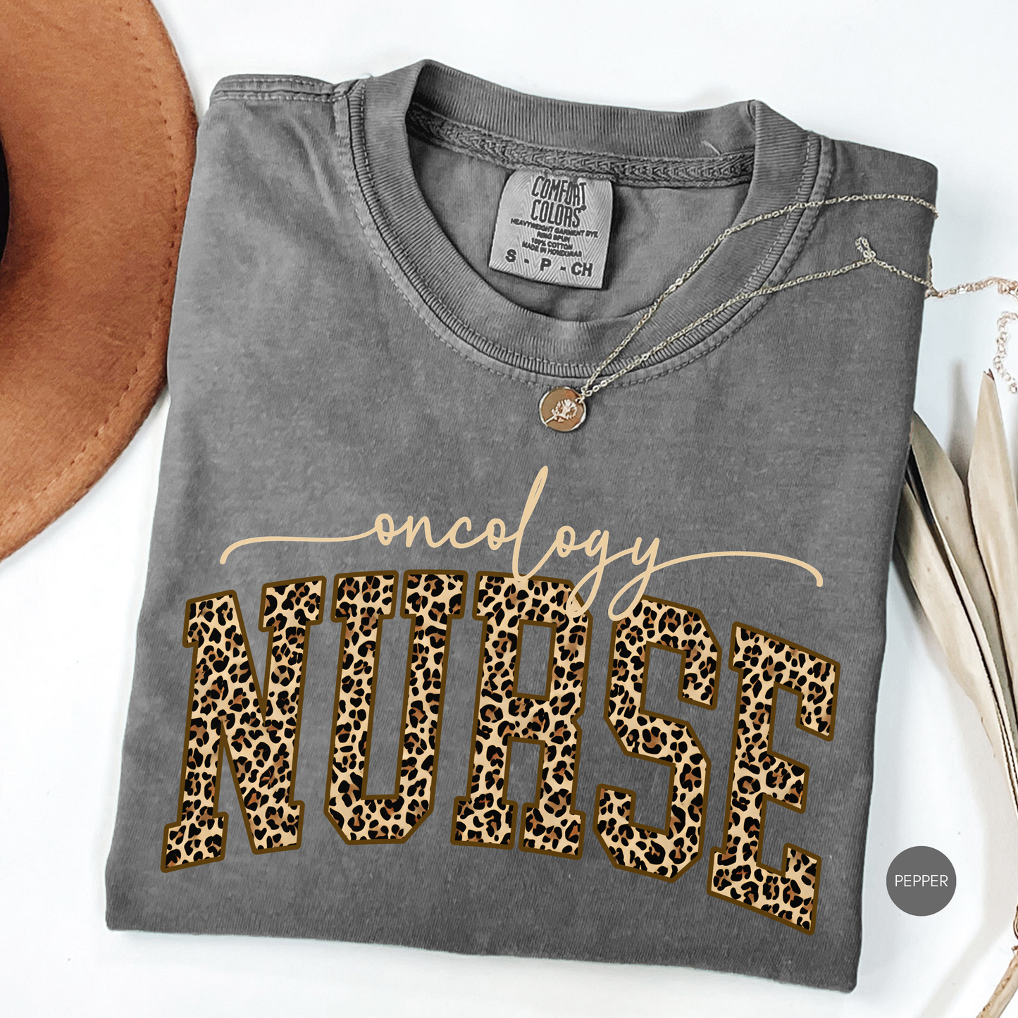 Oncology Nurse Shirt | Leopard Print RN Gift for Nurses