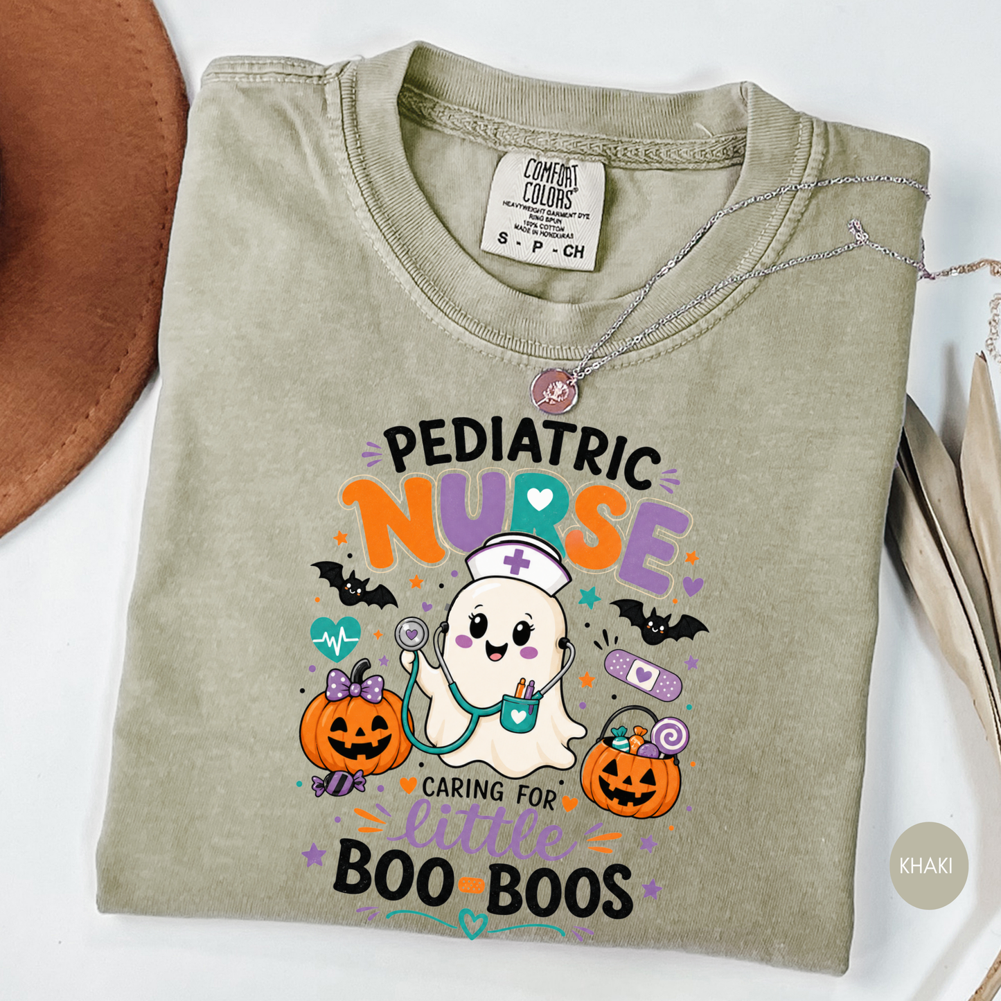 Pediatric Nurse Halloween Shirt | Little Boo-Boos Tee