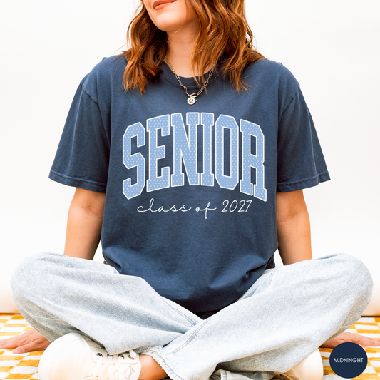 Senior Class of 2027 Shirt | Varsity Graduation Tee