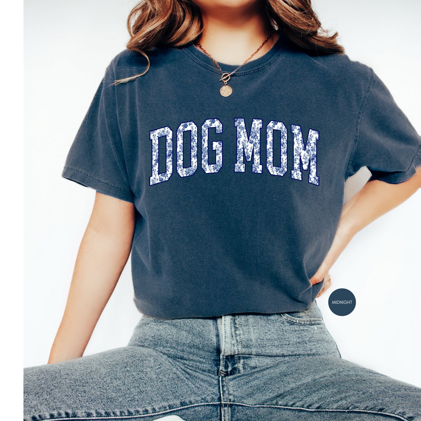 Dog Mom Floral T-Shirt – Cute Berry Graphic Tee Gift for Dog Lovers