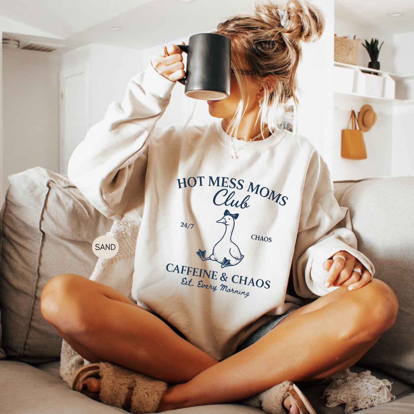 Funny Mom Sweatshirt – Hot Mess Moms Club