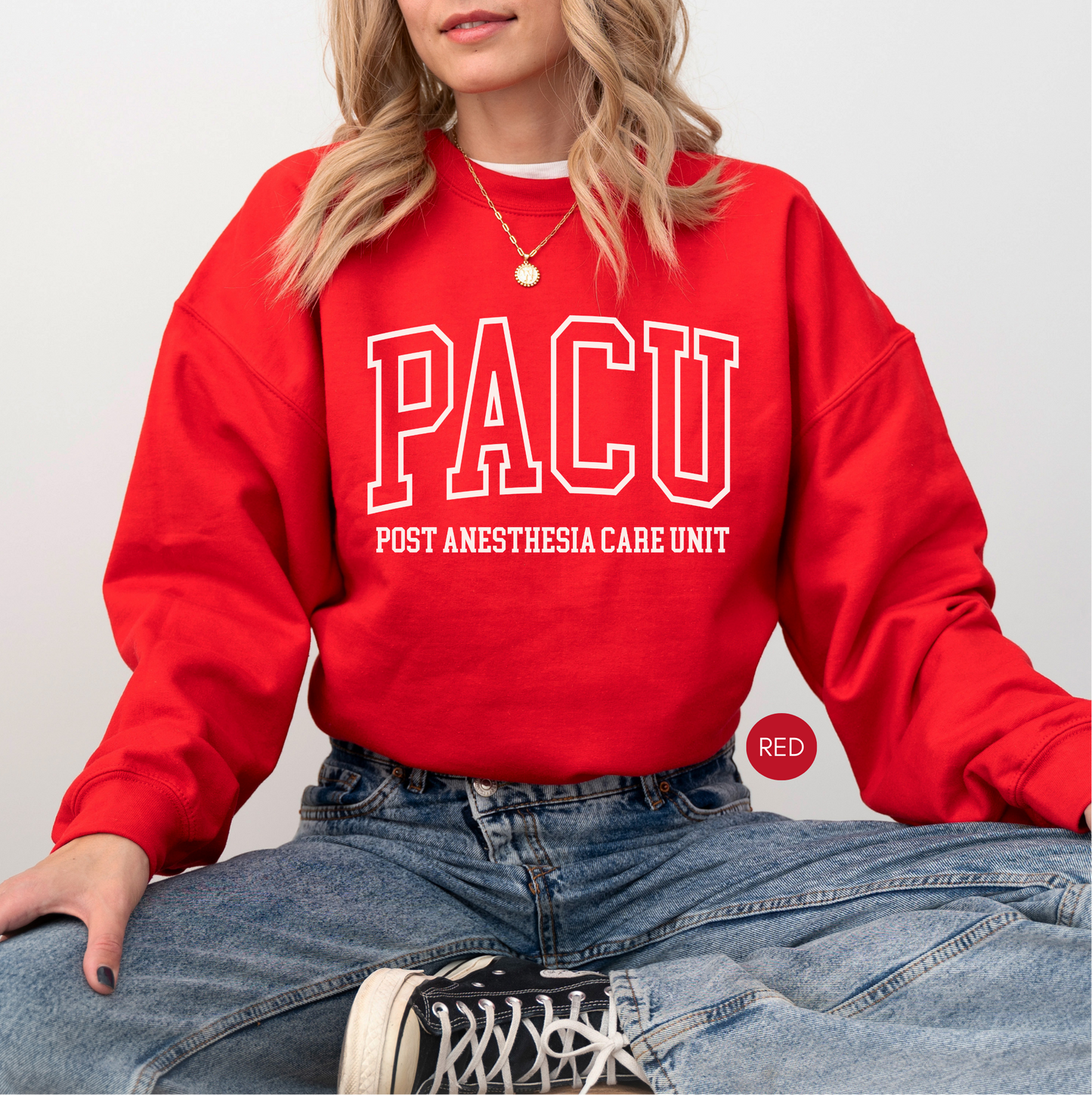 PACU Post Anesthesia Care Unit Sweatshirt – Nurse Crewneck