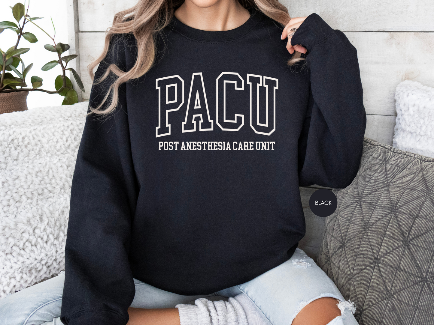 PACU Post Anesthesia Care Unit Sweatshirt – Nurse Crewneck