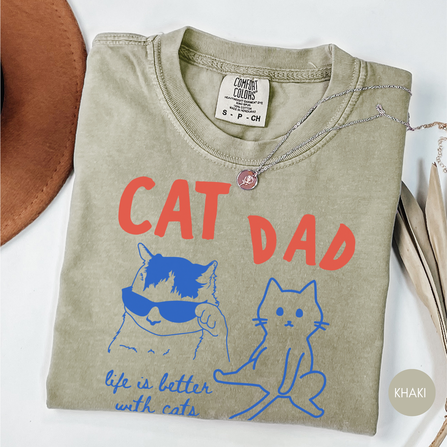 Cat Dad Club Shirt 🐱 Funny Cat Lover Tee | Gift for Cat Dads