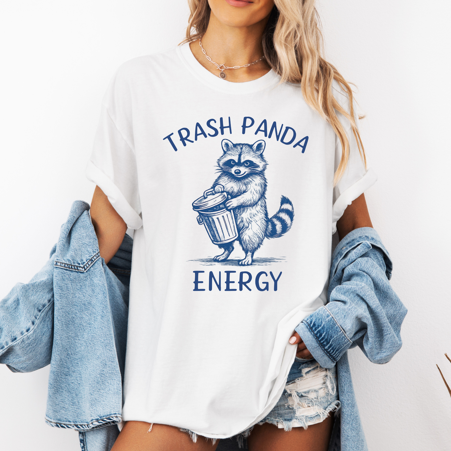 Trash Panda Energy Vintage Raccoon Shirt | Raccoon Lover Gift