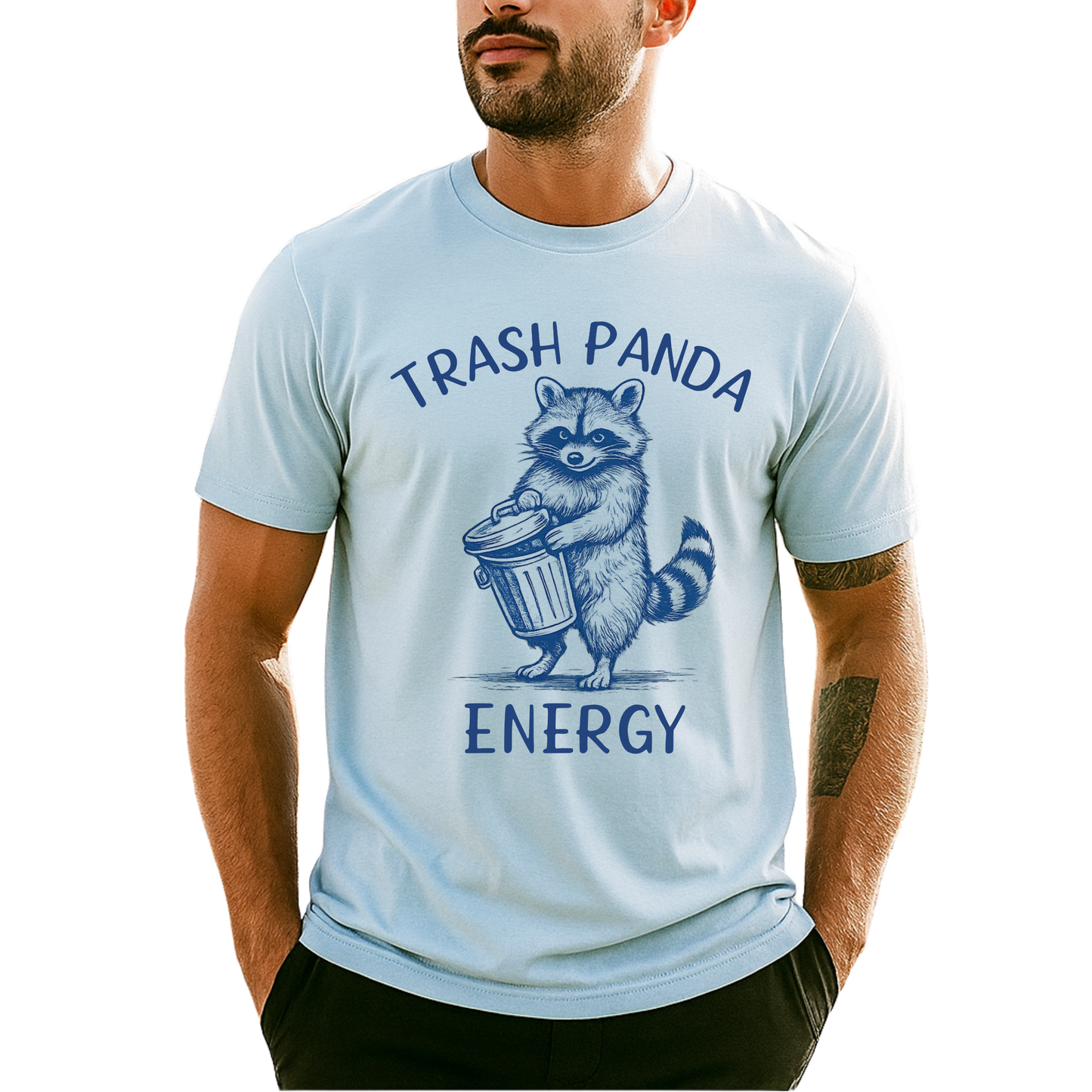 Trash Panda Energy Vintage Raccoon Shirt | Raccoon Lover Gift