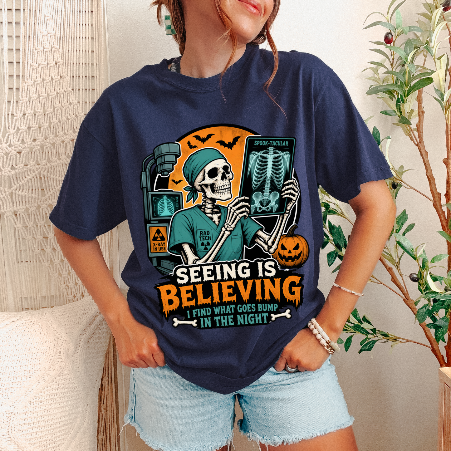 Rad Tech Halloween Shirt | Seeing Is Believing Tee