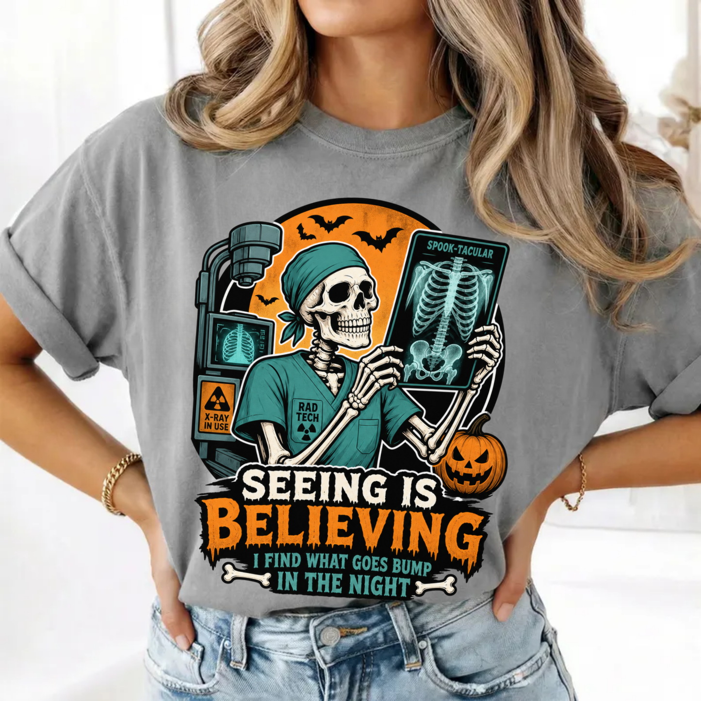 Rad Tech Halloween Shirt | Seeing Is Believing Tee