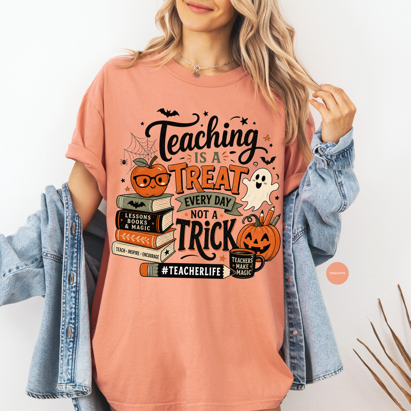 Teaching Is a Treat Shirt | Halloween Teacher T-Shirt
