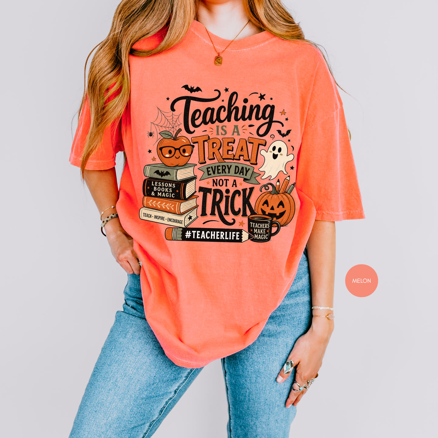Teaching Is a Treat Shirt | Halloween Teacher T-Shirt