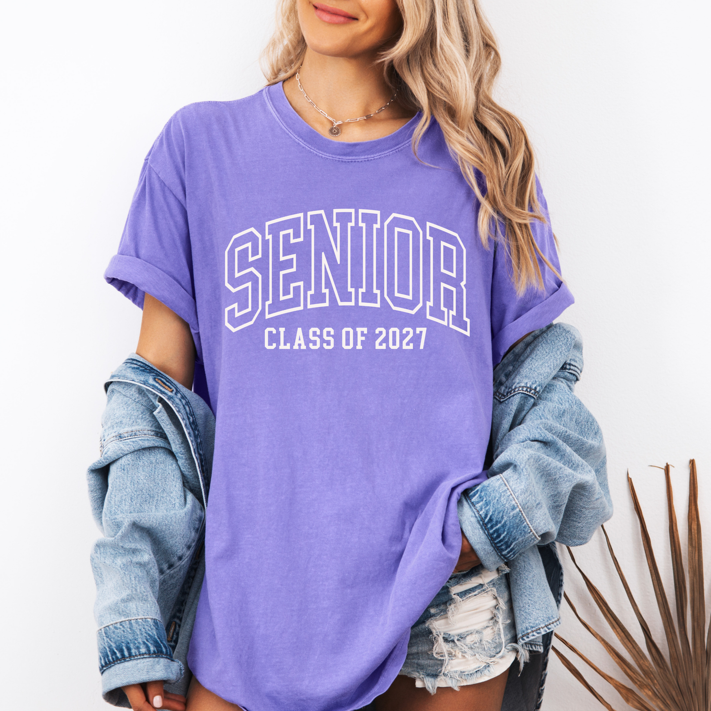 Senior Class of 2027 Shirt | Varsity Senior Graphic Tee | Class of 2027 T-Shirt